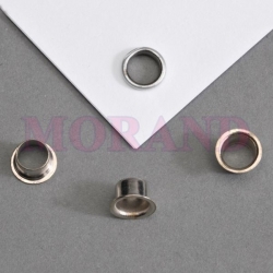 Nity oczka zaciskowe metalowe srebrne 2,8 mm 8E S 1000 szt