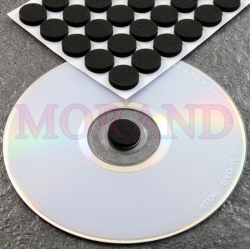 Uchwyt CD samoprzylepny pianka fi 16 mm K 100 szt