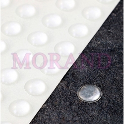 Bumpon stopki silikonowe 10,0 mm, wys 3,2 mm arkusz