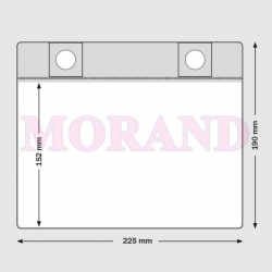 KIESZEN MAGNETYCZNA Z 2 MAGNESAMI 225x190 POZIOM PRZEZROCZYSTA