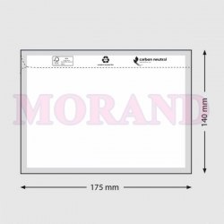 Koperta samoprzylepna biodegradowalna na etykiety i dokumenty A6 1000szt