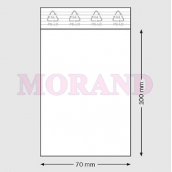 Woreczek strunowy PE 90mic 70x100 1000 szt