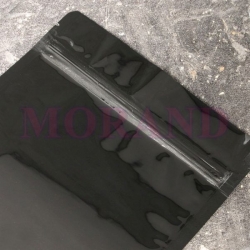 Woreczek strunowy PET/ALU/PE stojący czarny 85x140 1000 szt