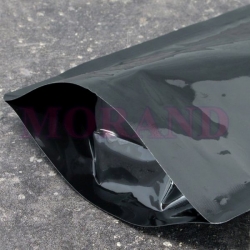 Woreczek strunowy PET/ALU/PE stojący czarny 85x140 1000 szt