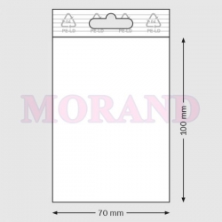 Woreczek strunowy euro PE 90mic 70x100 1000 szt