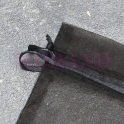 Woreczek tkaninowy ze sznurkiem czarny 90x120 100 szt