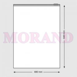 Torebka foliowa PE 70mic SlideLock 480x640 100 szt