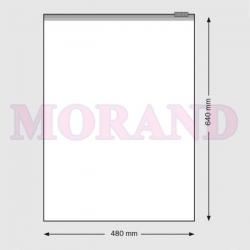 Torebka foliowa PE 70mic SlideLock 480x640 100 szt