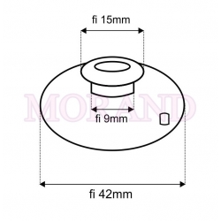 Przyssawka fi42 z główką fi15