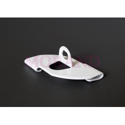 Metalowy uchwyt sufitowy 1,5 mm z oczkiem 5,5mm BIAŁY