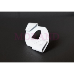 Metalowy uchwyt sufitowy 1,5 mm z oczkiem 5,5mm BIAŁY