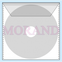 Kieszeń na CD z klapka 129x130