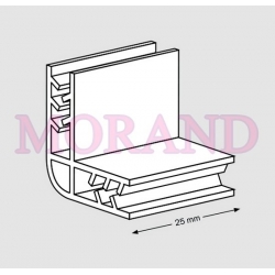 Grip - łącznik kształt litery L, długość 25