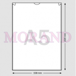 Kieszeń plakatowa ochronna U A5 - pion