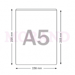 Kieszeń samoprzylepna A5 PION kieszonka folia