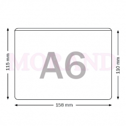 Kieszeń samoprzylepna A6 POZIOM kieszonka folia