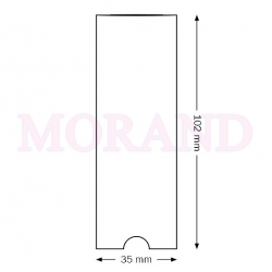 Kieszeń samoprzylepna 35x102 mm DO OPISU