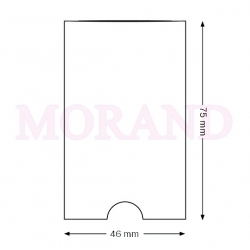Kieszeń samoprzylepna 46x75 mm DO OPISU
