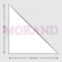 Trójkąt samoprzylepny 15x15 cm