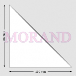 Trójkąt samoprzylepny 17x17 cm
