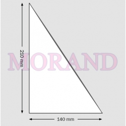 Trójkąt samoprzylepny L 21x14 cm