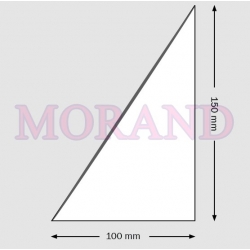 Trójkąt samoprzylepny R 10x15 cm