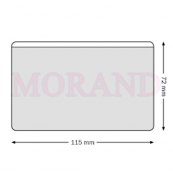 Kieszeń samoprzylepna 115x72 mm NA WIZYTOWKE POZIOMA obniżona