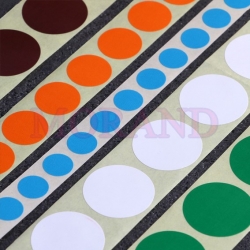 Kółka samoprzylepne fi 13mm 1000szt żółte Y