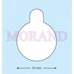 Kółka samoprzylepne MOCNE/MOCNE fi 15mm 1000szt