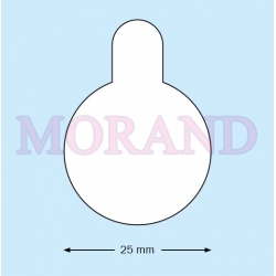 Kółka samoprzylepne MOCNE/SŁABE fi 25mm 1000szt
