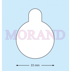 Kółka samoprzylepne SŁABE/SŁABE fi 15mm 5000szt