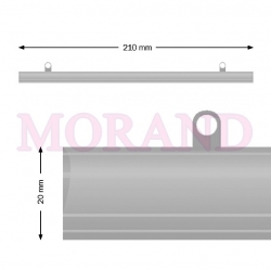 Listwa plakatowa zatrzask zacisk 210mm A5 A4 1kpl 2H TR