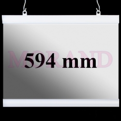 Listwa plakatowa zatrzask zacisk 594mm A2 A1 1kpl 2H W