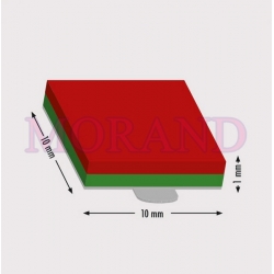 Magnes samoprzylepny neodym 10x10x1