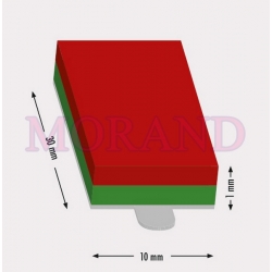 Magnes samoprzylepny neodym 30x10x1