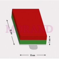 Magnes samoprzylepny neodym 20x10x1