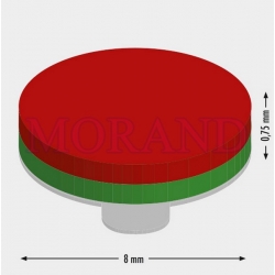 Magnes samoprzylepny neodym 8 x 0.75