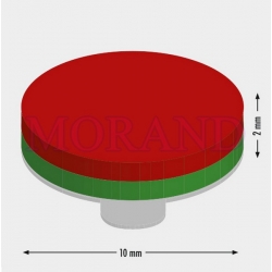 Magnes samoprzylepny neodym 10 x 2