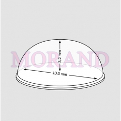 Bumpon stopki silikonowe 10,0 mm, wys 3,2 mm arkusz