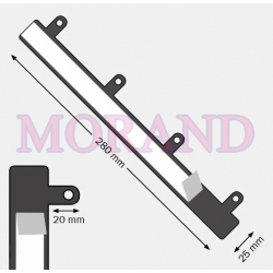 Łącznik 4 oczka samoprzylepny 280x25mm