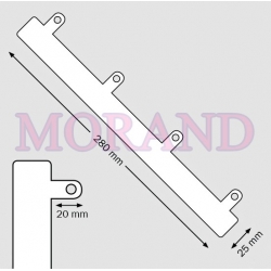Łącznik 4 oczka 280x25mm