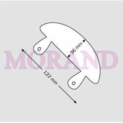 Łącznik 2 oczka półokrągły 122x36mm