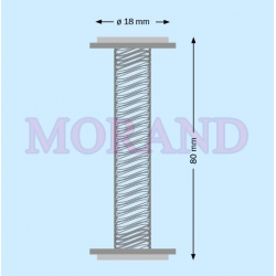 Wobbler sprężynka, kiwak reklamowy 80 mm