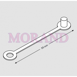 Pasek nylon klip do spinania wieszania 55mm 100szt
