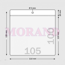 Identyfikator kieszonka etui 114x130