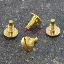Zakrętka, przedłużenie śruby 2mm złota 7,5mm 100szt