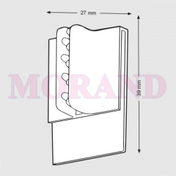 Uchwyt do stopera promo 27x39 mm 100 szt