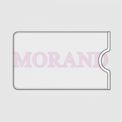 Etui, holder na karte platnicza przezroczyste 59x91/88