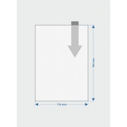 Identyfikator etui osłonka cenowa A6 114x164