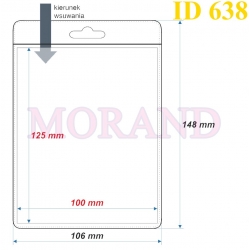 Identyfikator kieszonka etui 106x148  638